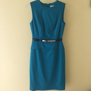 Calvin Klein Peplum Dress